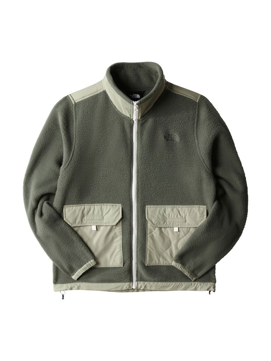 The North Face Women’s Royal Arch Full Zip Fleece Jacket, thyme-tea green-gardenia white - Bild 1