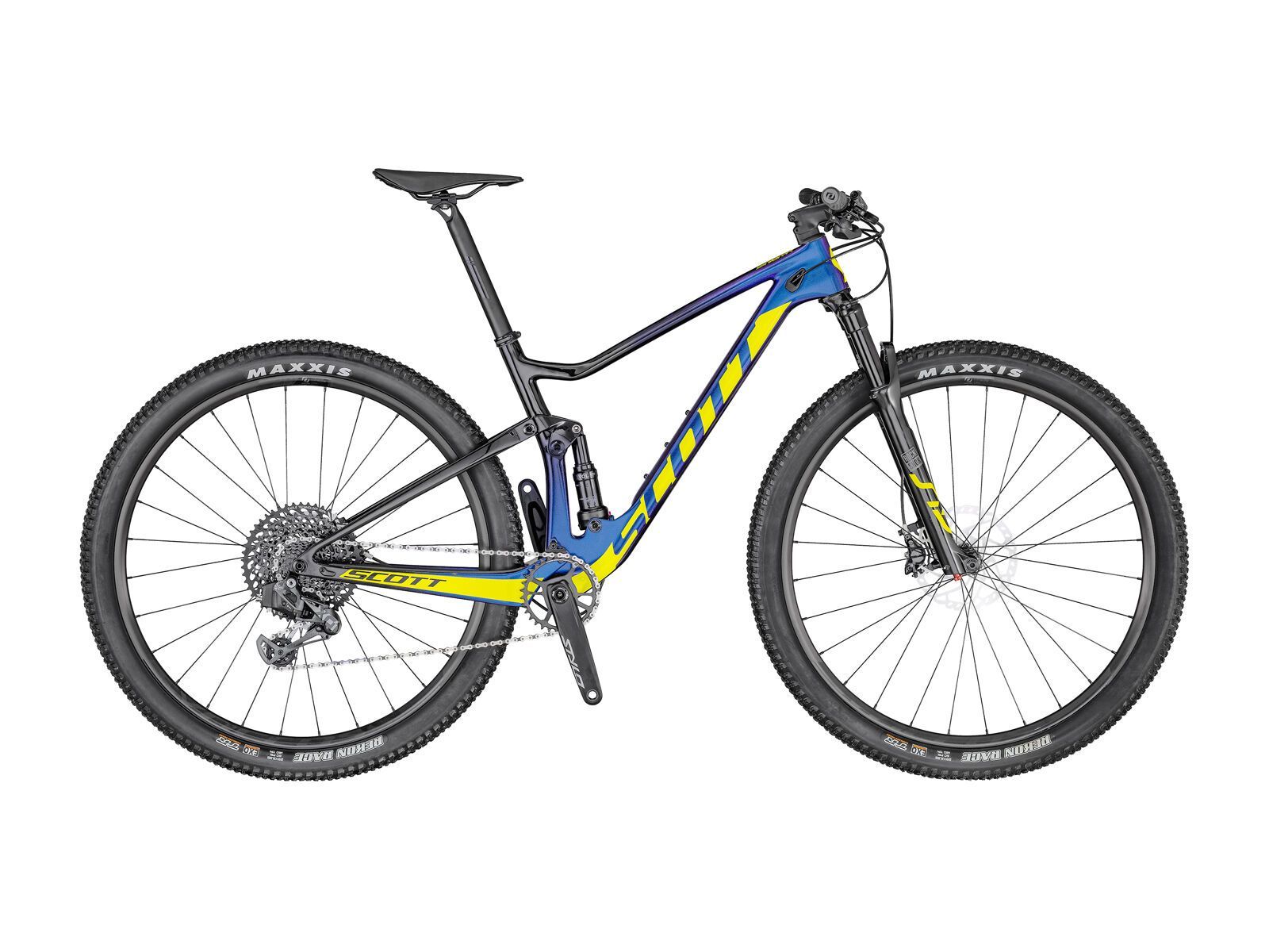 Scott Spark RC 900 Team Issue AXS, prism purple/black/radium yellow - Bild 1