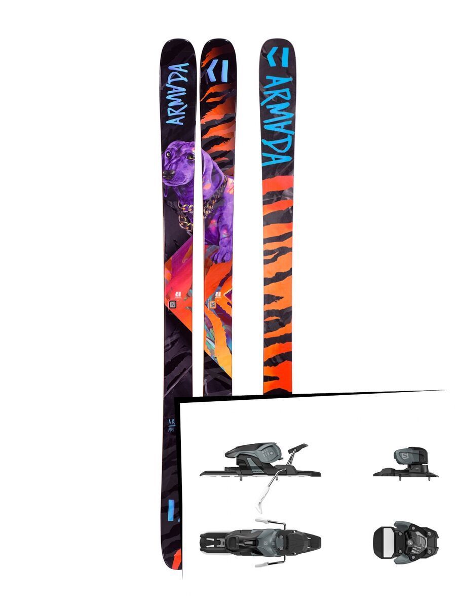 Set: Armada Arv 96 2019 + Salomon Warden 11 dark grey/black - Bild 1