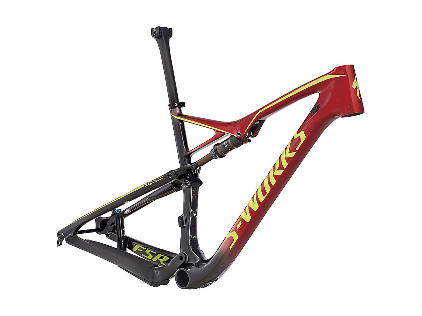 Specialized S-Works Epic FSR Carbon 29 Frame, carbon/candy red/hyper green - Bild 1