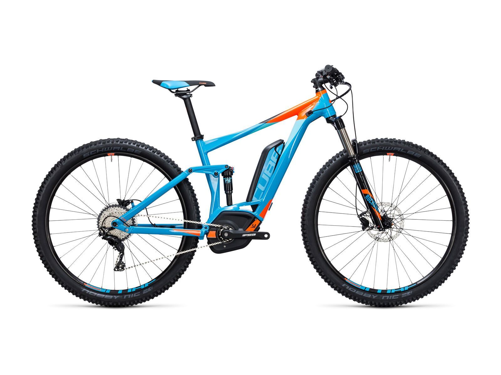 Cube Stereo Hybrid 120 HPA Pro 400 27.5, blue´n´flashorange - Bild 1