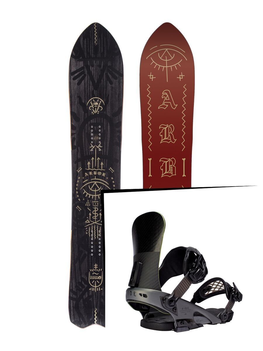 Set: Arbor Shreddy Krueger 2017 + Ride EL Hefe (1487140S) - Bild 1
