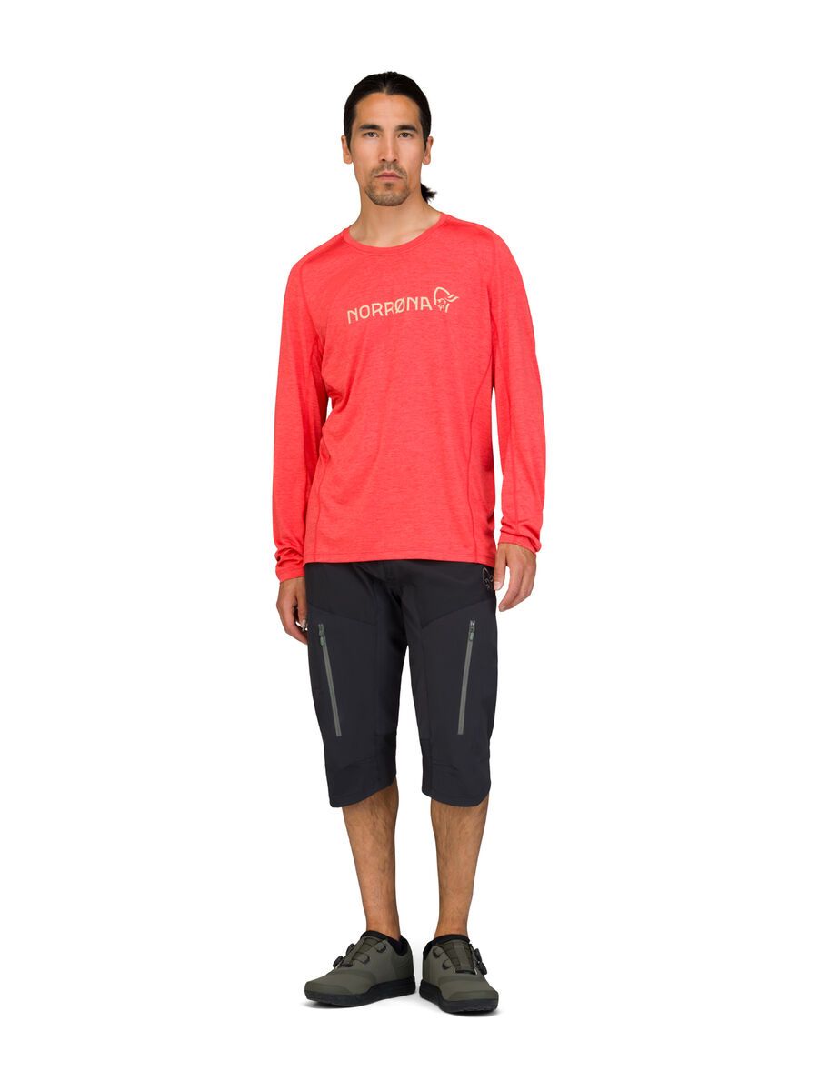Norrona fjørå equaliser lightweight Long Sleeve M's, paprika - Bild 3