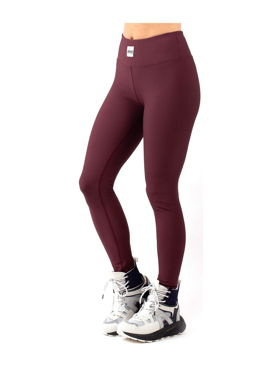 Eivy Icecold Rib Tights, wine - Bild 3
