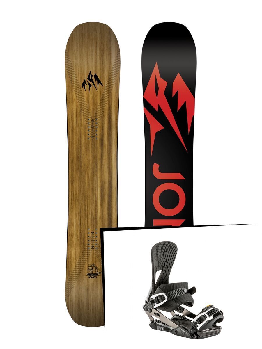 Set: Jones Flagship Wide 2019 + Nitro Machine dark night - Bild 1