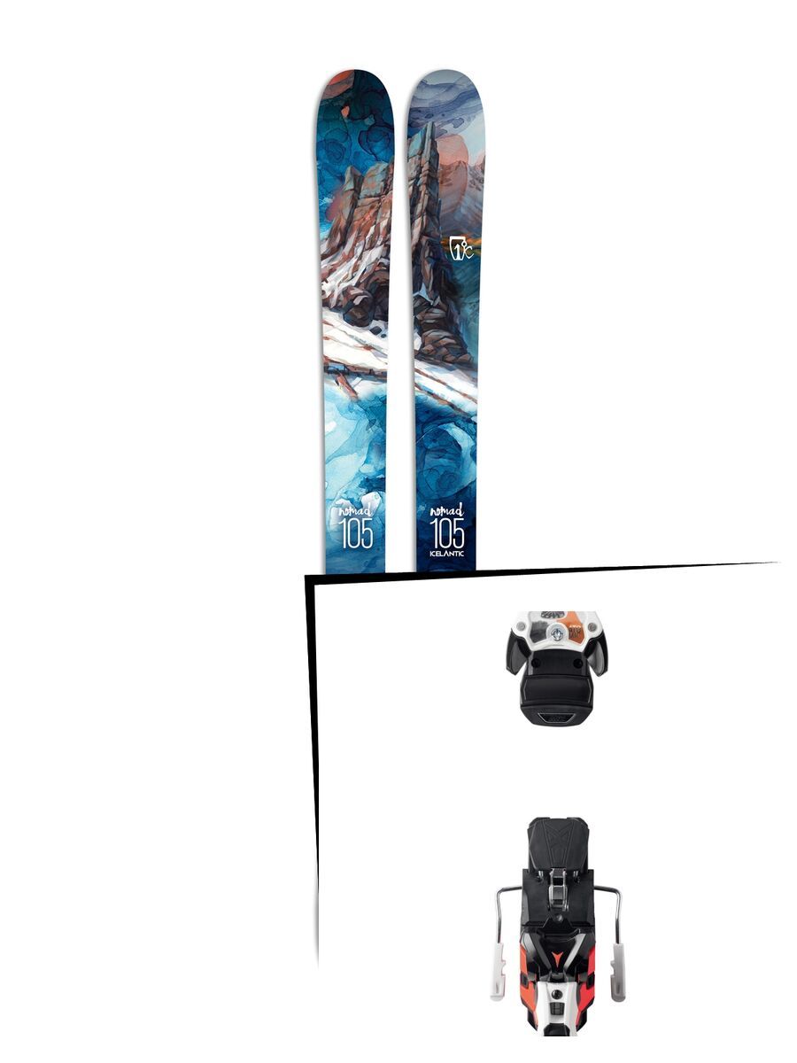 Set: Icelantic Nomad 2017 + Atomic Warden MNC 13 (1681273) - Bild 1