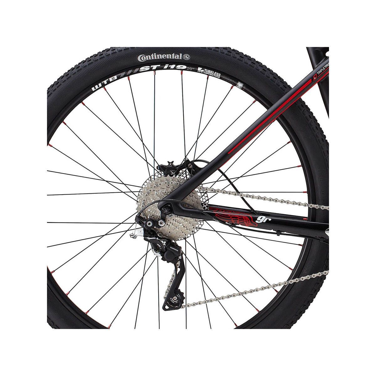 GT Zaskar Carbon 9R Expert, black/red - Bild 4