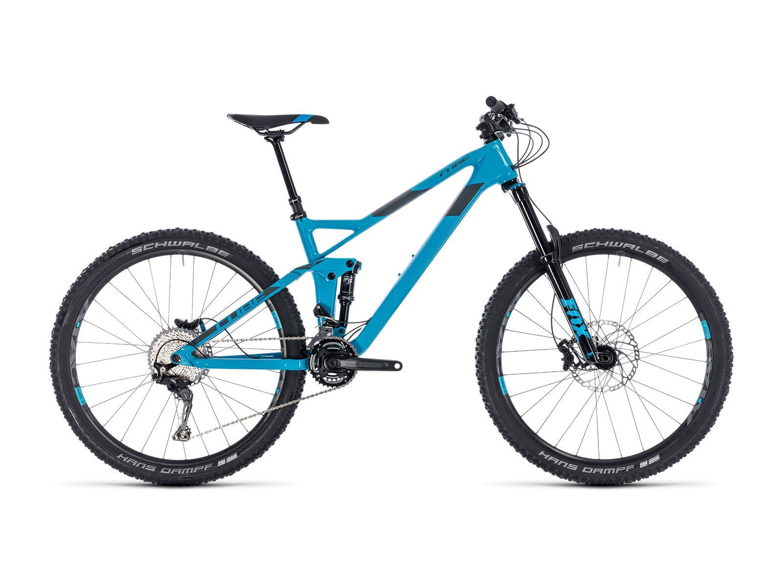 Cube Stereo 140 HPC Race 27.5, blue´n´grey - Bild 1