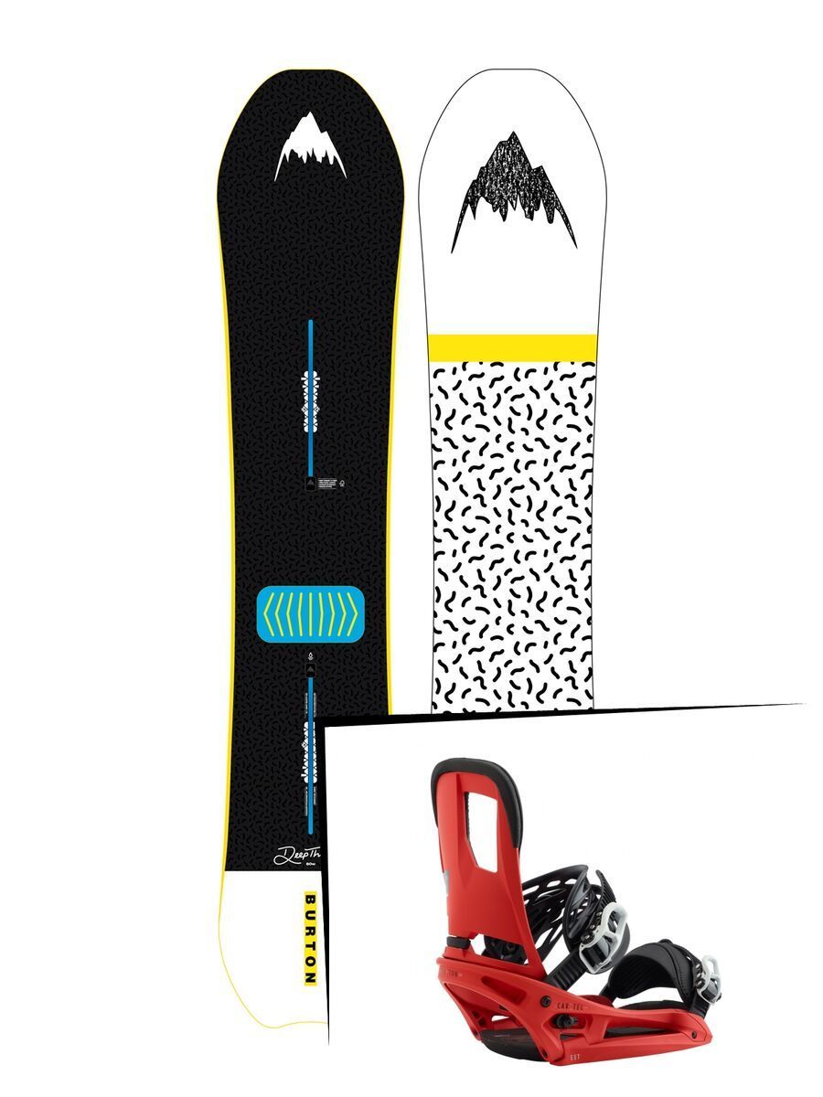 Set: Burton Deep Thinker 2019 +  Cartel EST (2218390S) - Bild 1