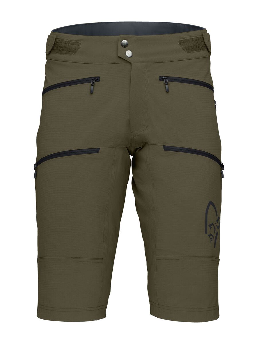Norrona fjørå flex1 heavy duty Shorts M's, olive night - Bild 1