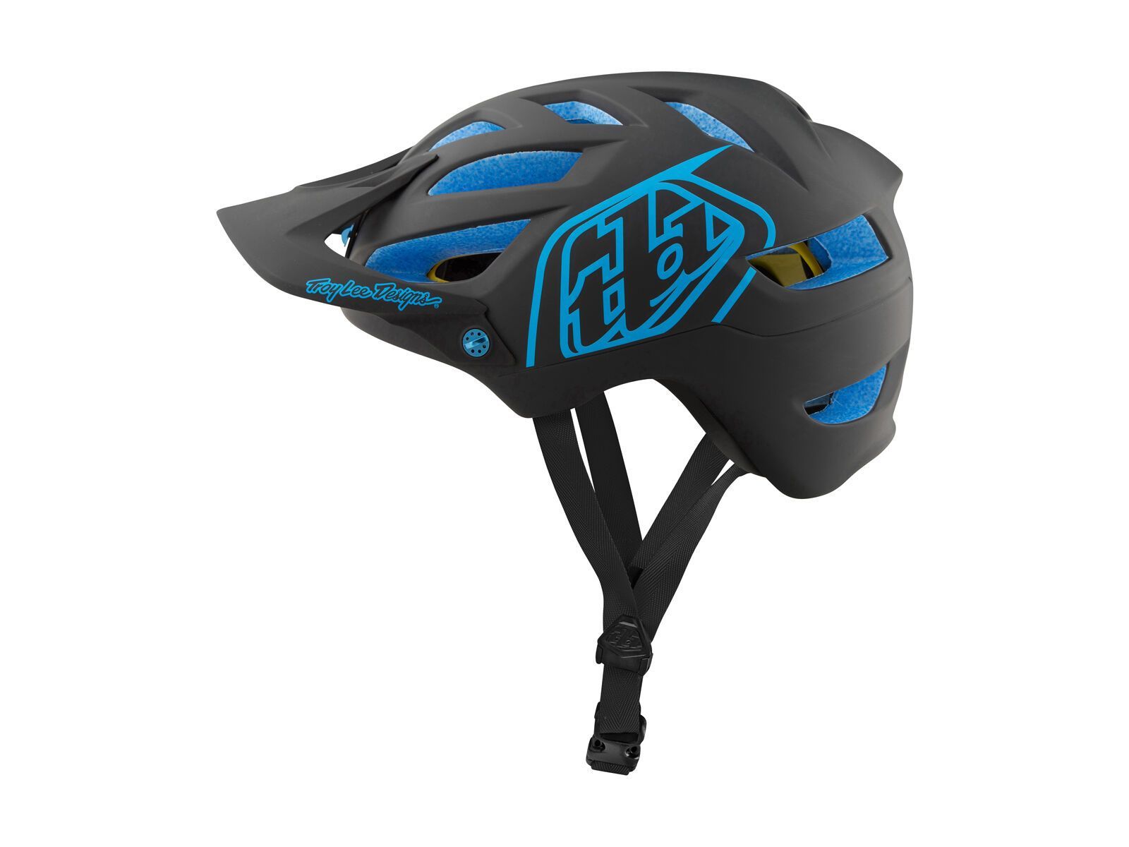 TroyLee Designs A1 Classic Helmet MIPS, black/blue - Bild 2