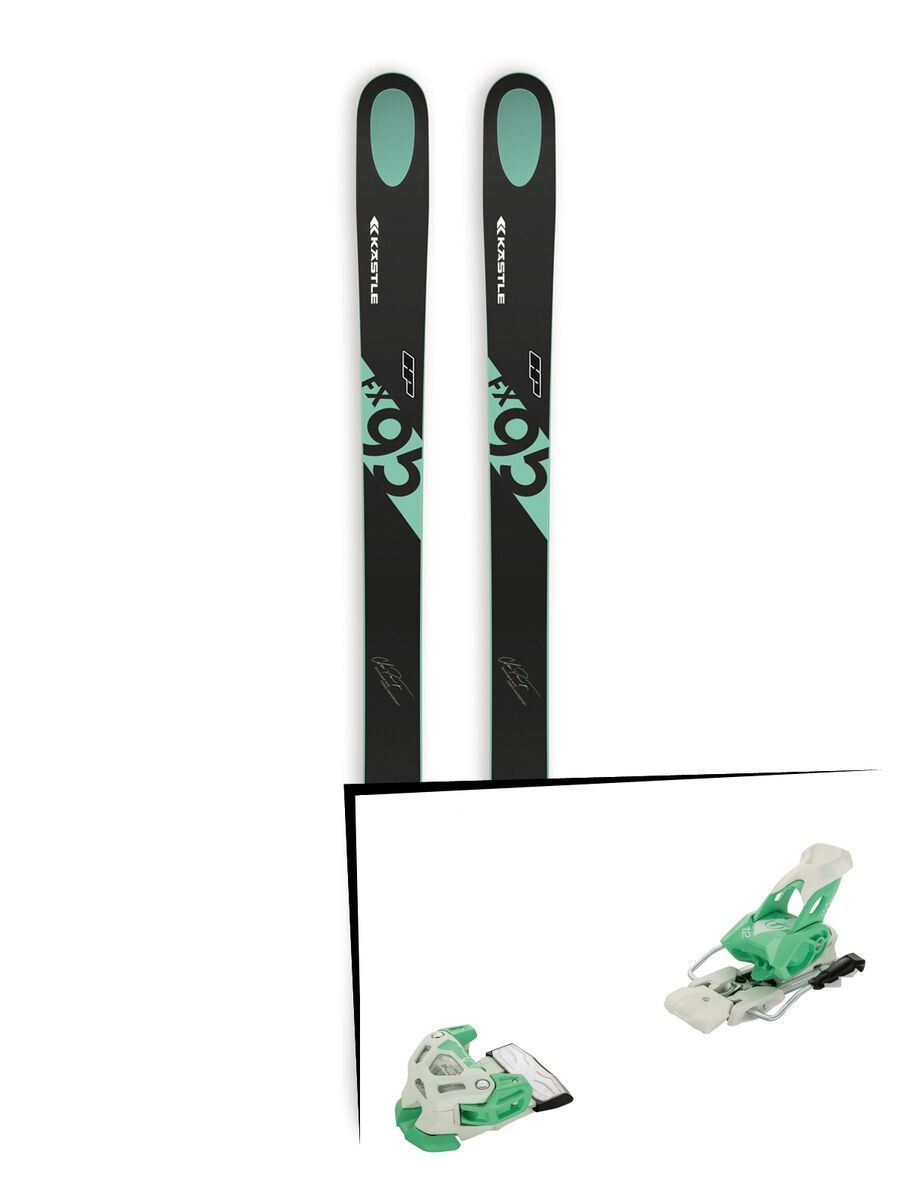 Set: Kästle FX95 HP 2019 + Tyrolia Attack 12 solid white mint - Bild 1