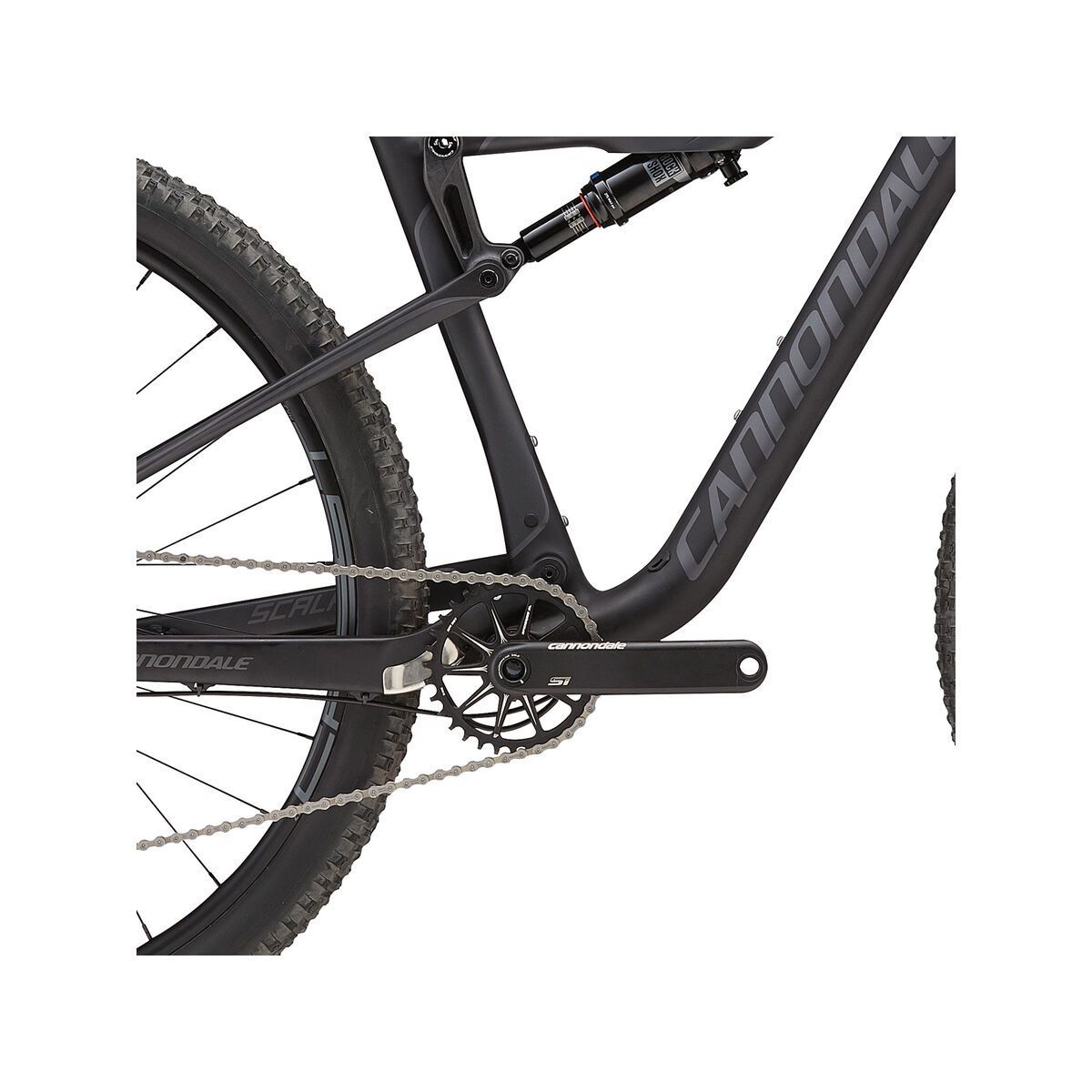 Cannondale Scalpel-Si Carbon 3 27.5, jet black w/ nearly black and charcoal gray, matte - BBQ - Bild 3