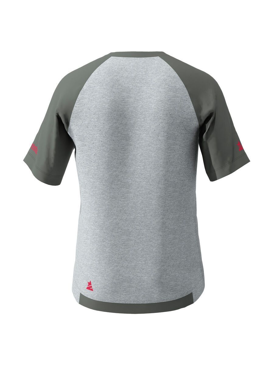 Zimtstern PureFlowz Shirt SS Men’s, glacier grey melange/gun metal - Bild 2