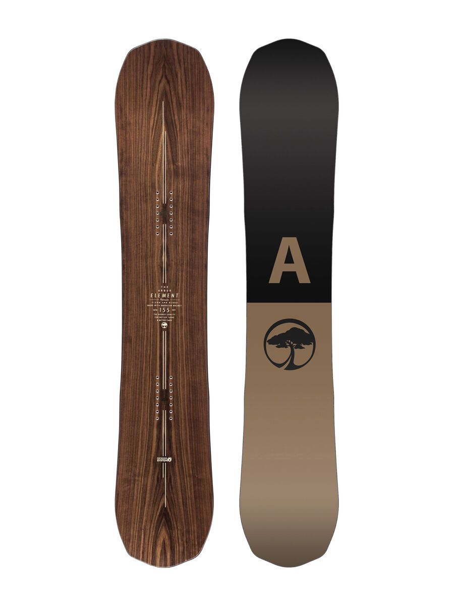 Set: Arbor Element Premium 2017 + Nitro Machine 2015, black - Snowboardset - Bild 2