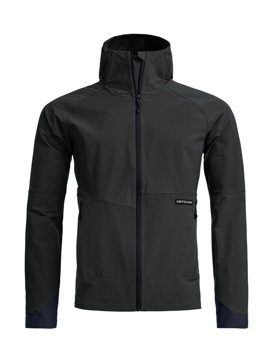 Ortovox Venet Softshell Hooded Jacket M, black raven - Bild 1