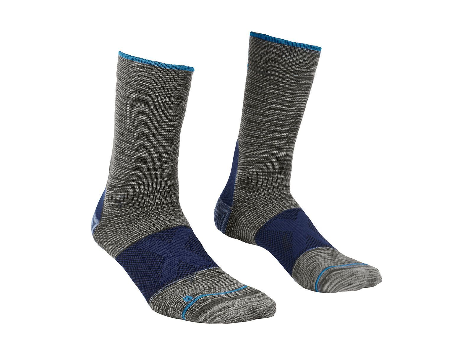 Ortovox Merino Alpinist Mid Socks M, grey blend - Bild 1