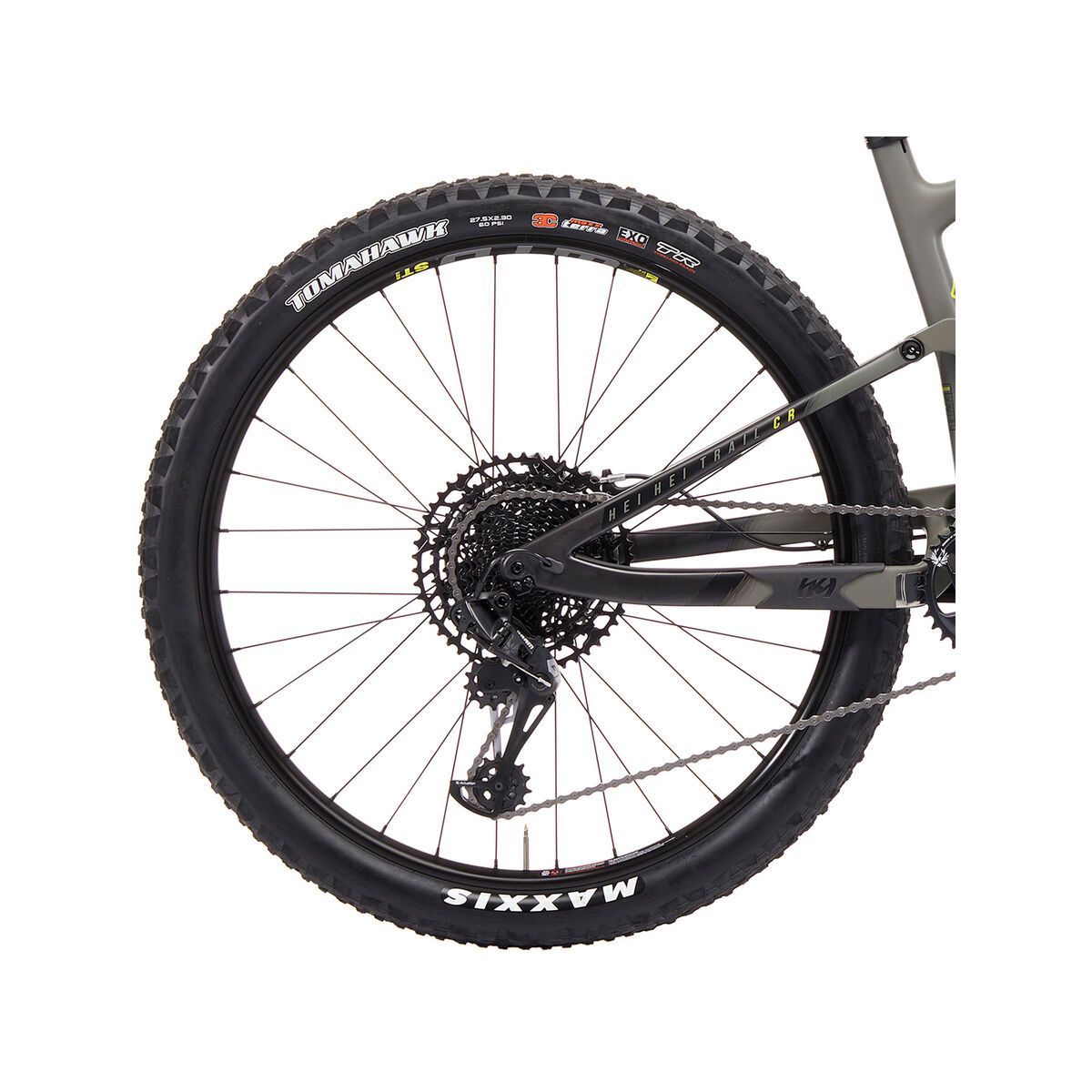 Kona Hei Hei Trail CR, matt warm gray & black w/ warm gray, slate blue, & yellow decals - Bild 5