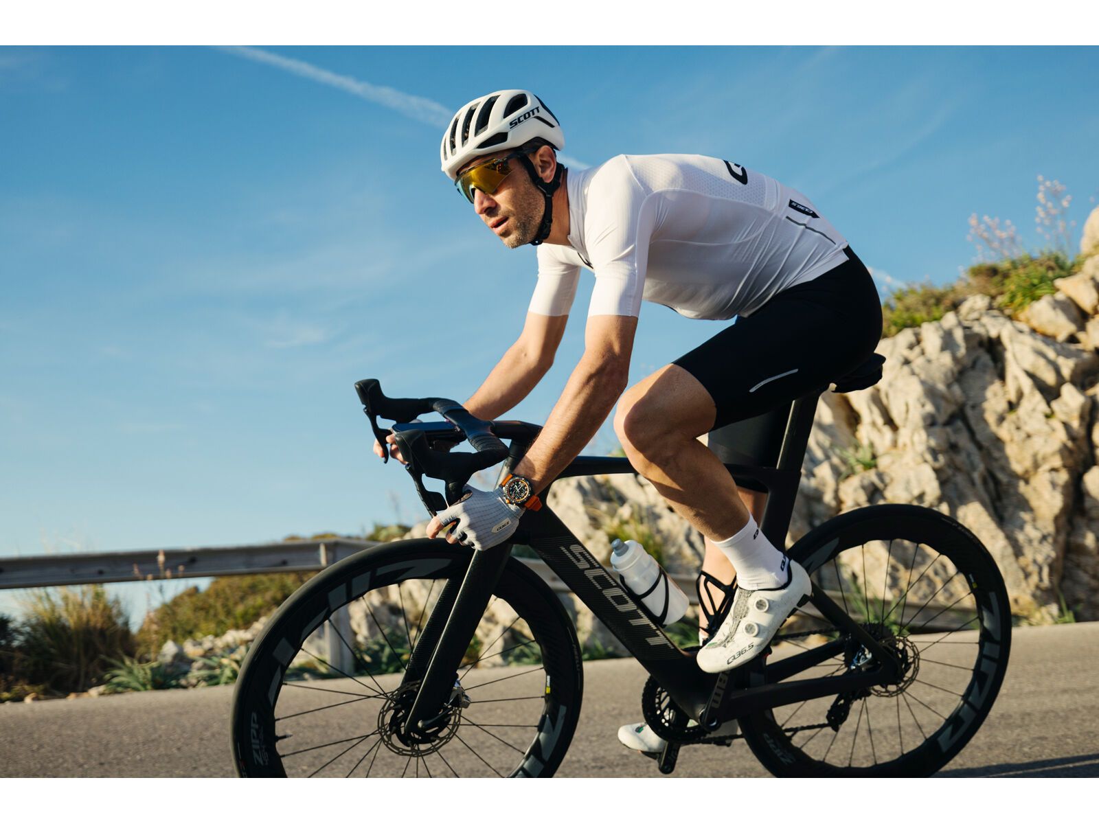 Q36.5 Gregarius Pro Extra Long Leg Bib Shorts, schwarz - Bild 6