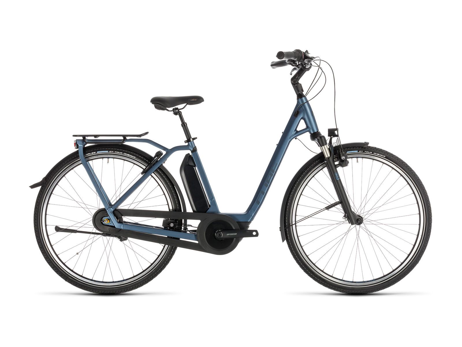 Cube Town Hybrid EXC RT 500 Easy Entry, blue´n´blue - Bild 1