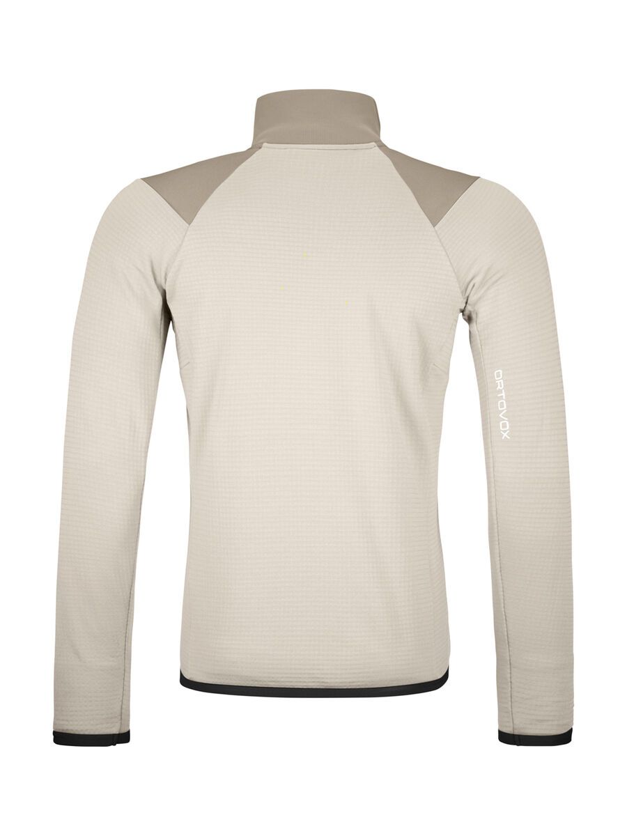 Ortovox Merino Fleece Grid Jacket M, white chalk - Bild 2