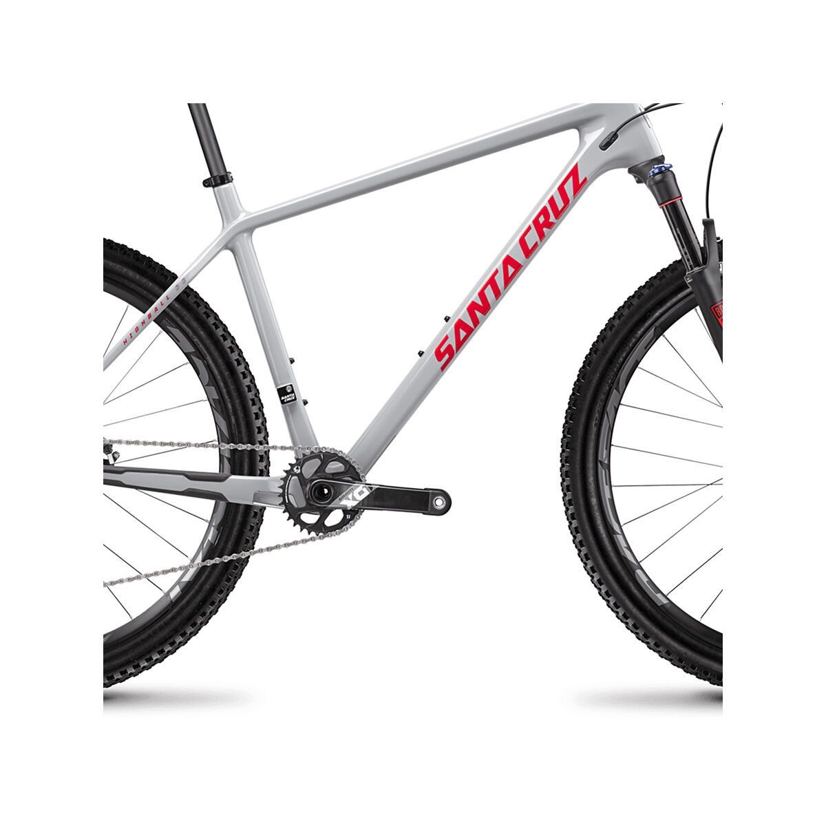 Santa Cruz Highball CC X01 27.5, gloss grey and red - Bild 4
