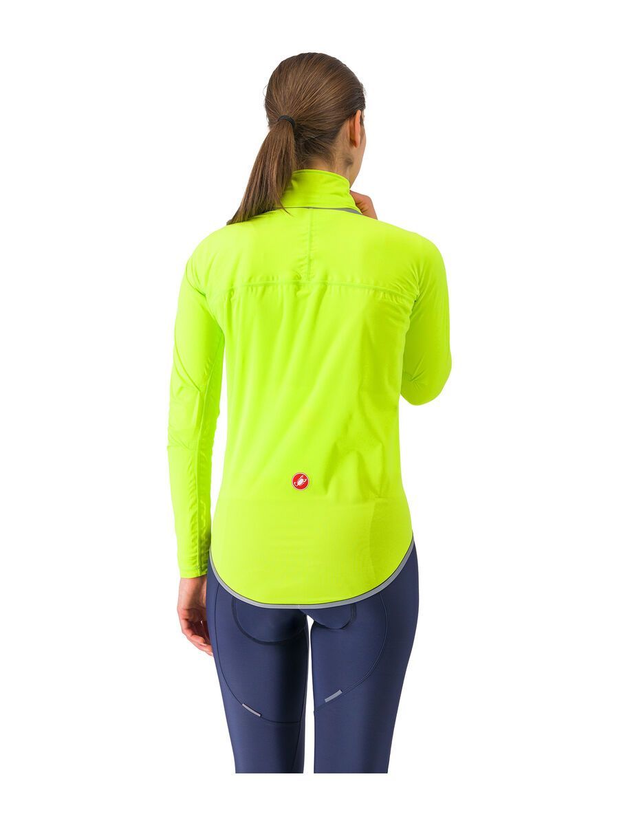 Castelli Ultra W Rain Cape, electric lime/silver reflex - Bild 2