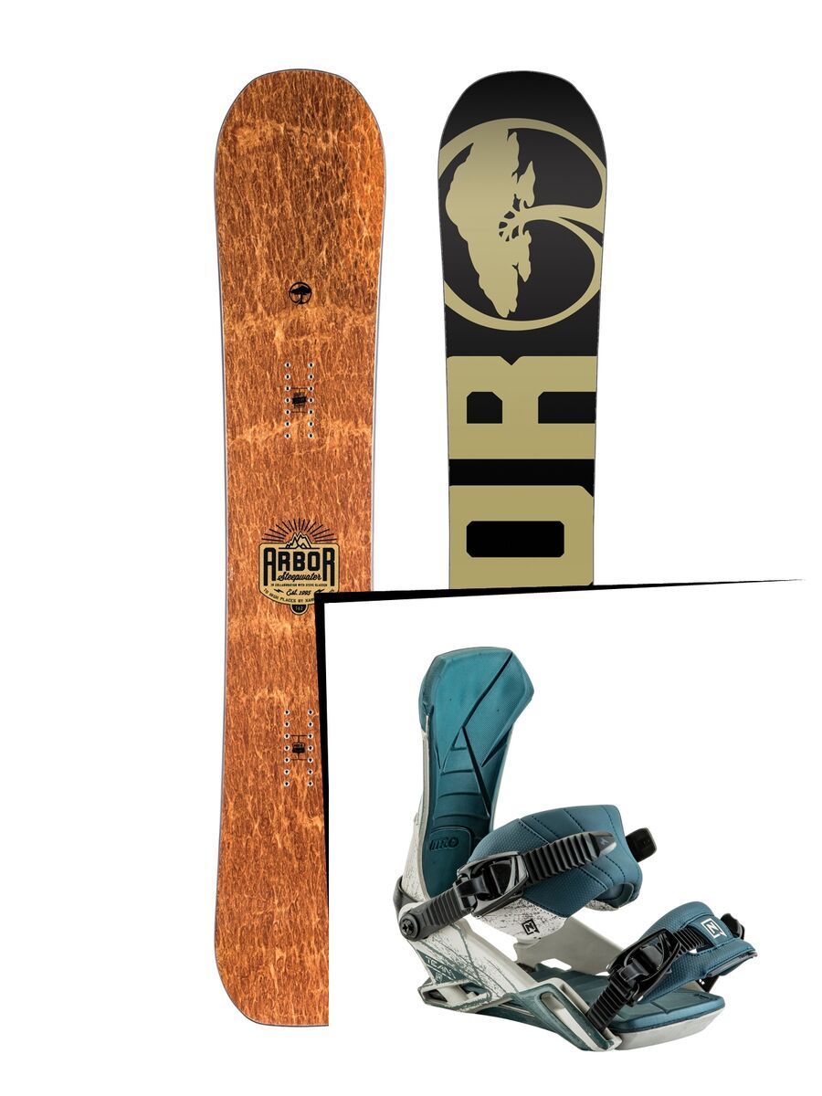 Set: Arbor Steepwater 2017 + Nitro Team (1691286S) - Bild 1