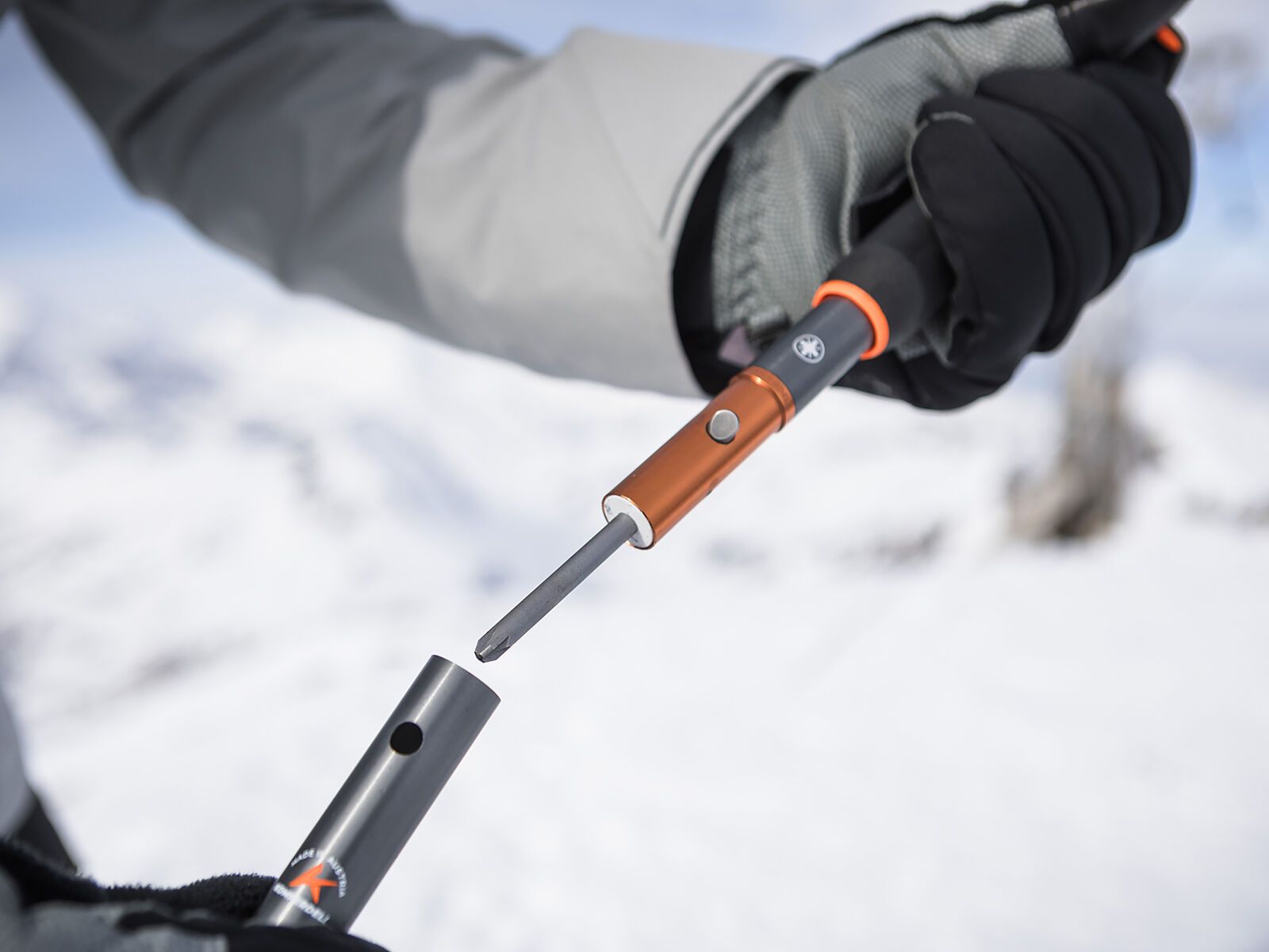 Komperdell D‘Scent TI Backcountry Toolgrip Vario, dark grey - Bild 4