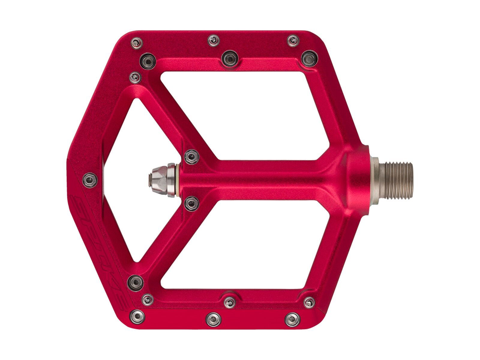 Spank Spike Reboot Flat Pedal, red - Bild 1