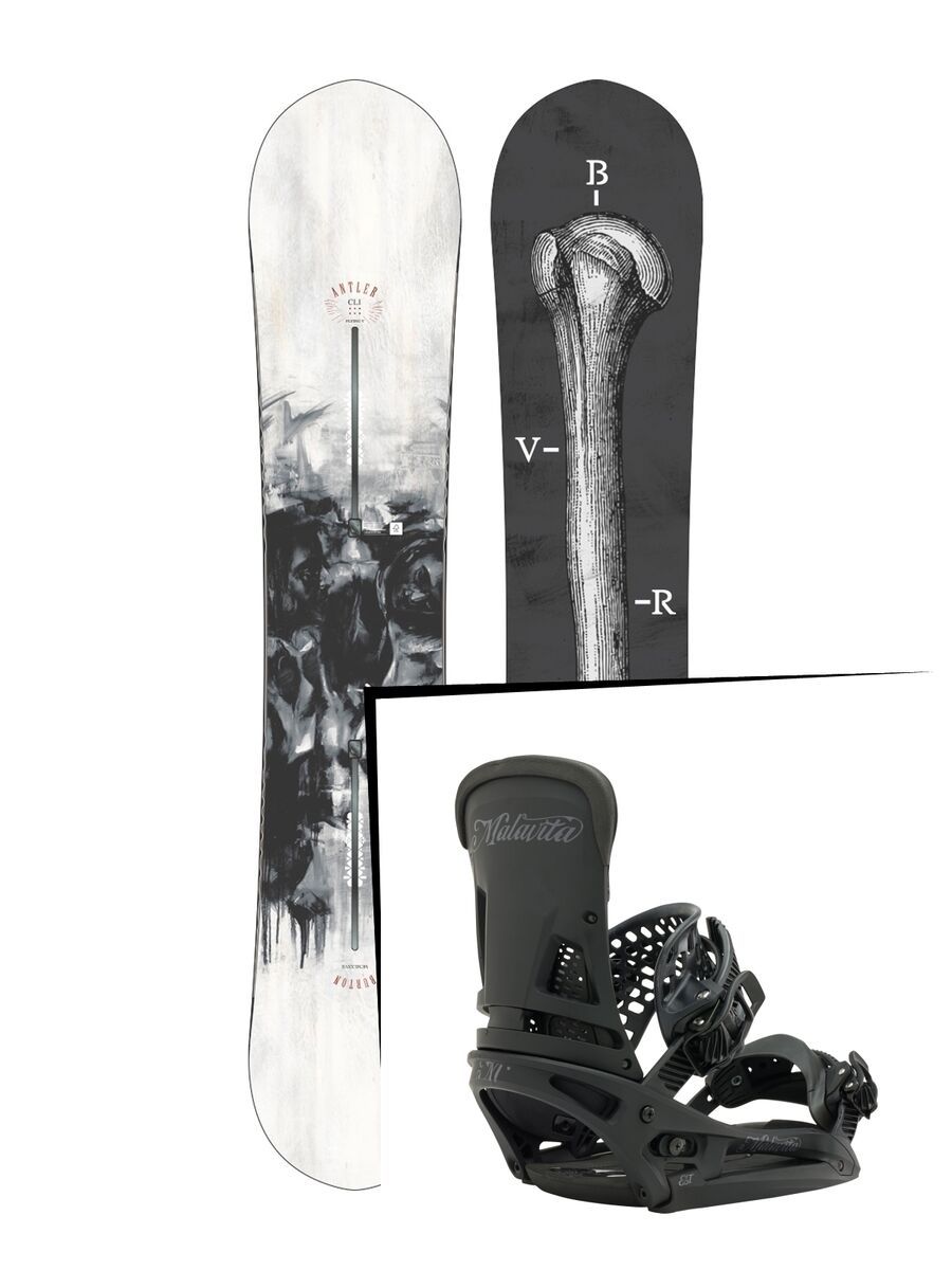 Burton Set: Antler Flying V 2016 + Burton Malavita EST - Bild 1