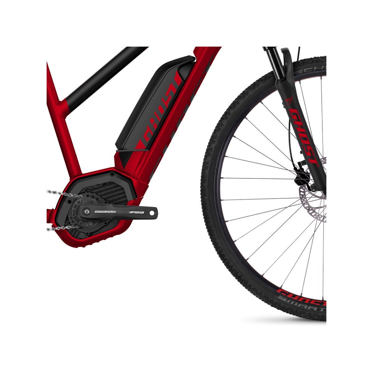 Ghost Hybride Square Cross B4.9 W AL, riot red/night black - Bild 3