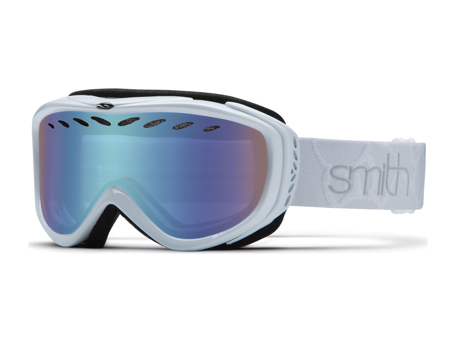 Smith Transit, white/Lens: blue sensor mirror - Bild 1
