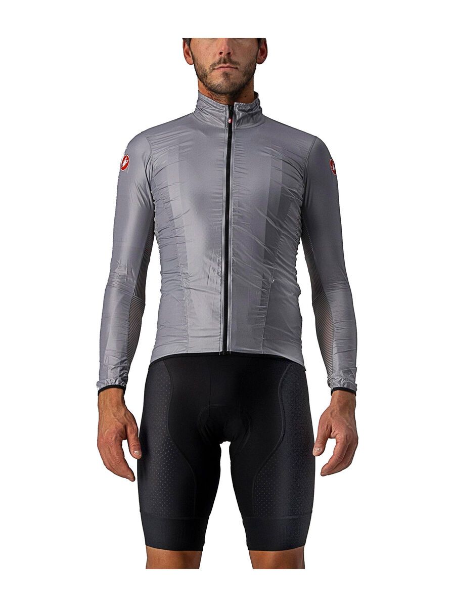 Castelli Aria Shell Jacket, silver gray - Bild 1