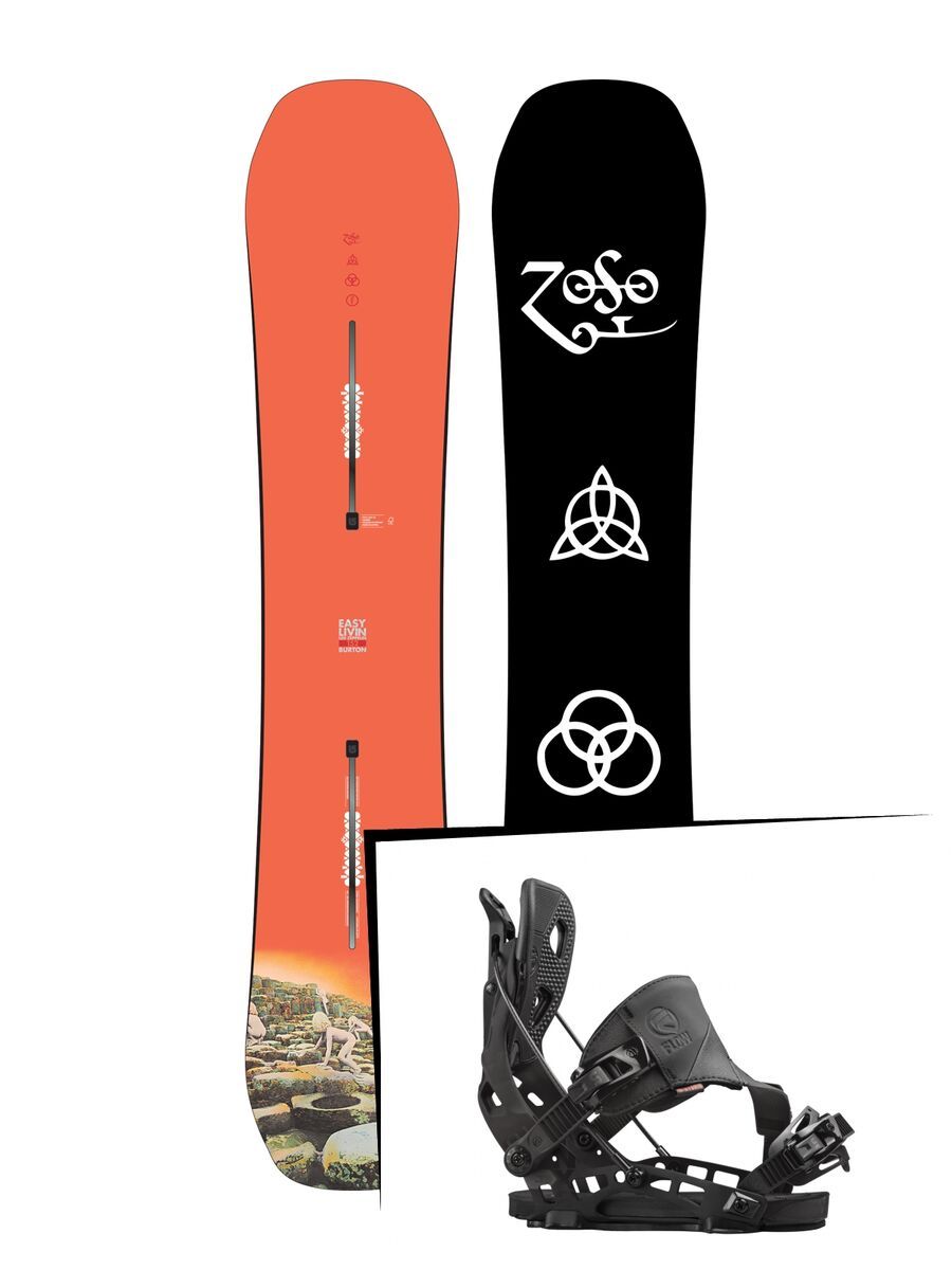 Set: Burton Easy Livin 2017 + Flow NX2 Hybrid (1513124S) - Bild 1