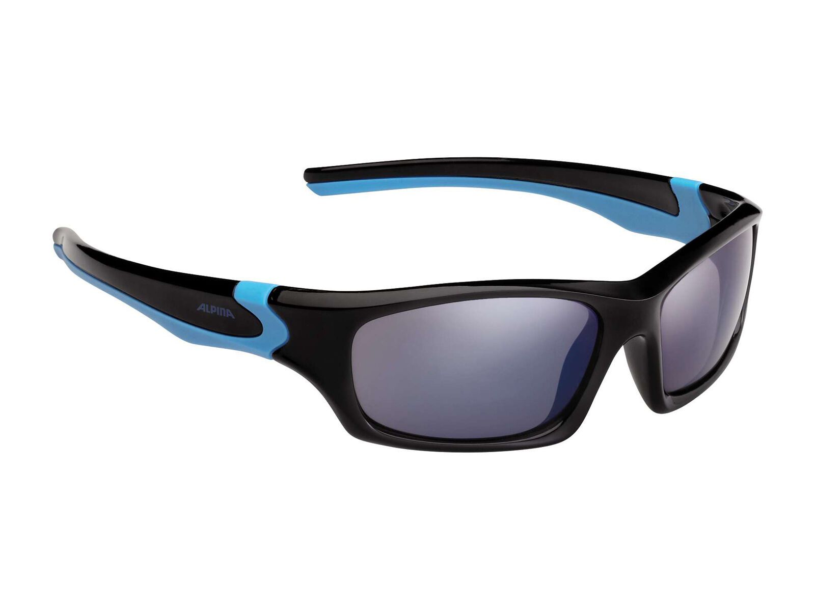 Alpina Flexxy Teen, black cyan/Lens: ceramic mirror blue - Bild 1