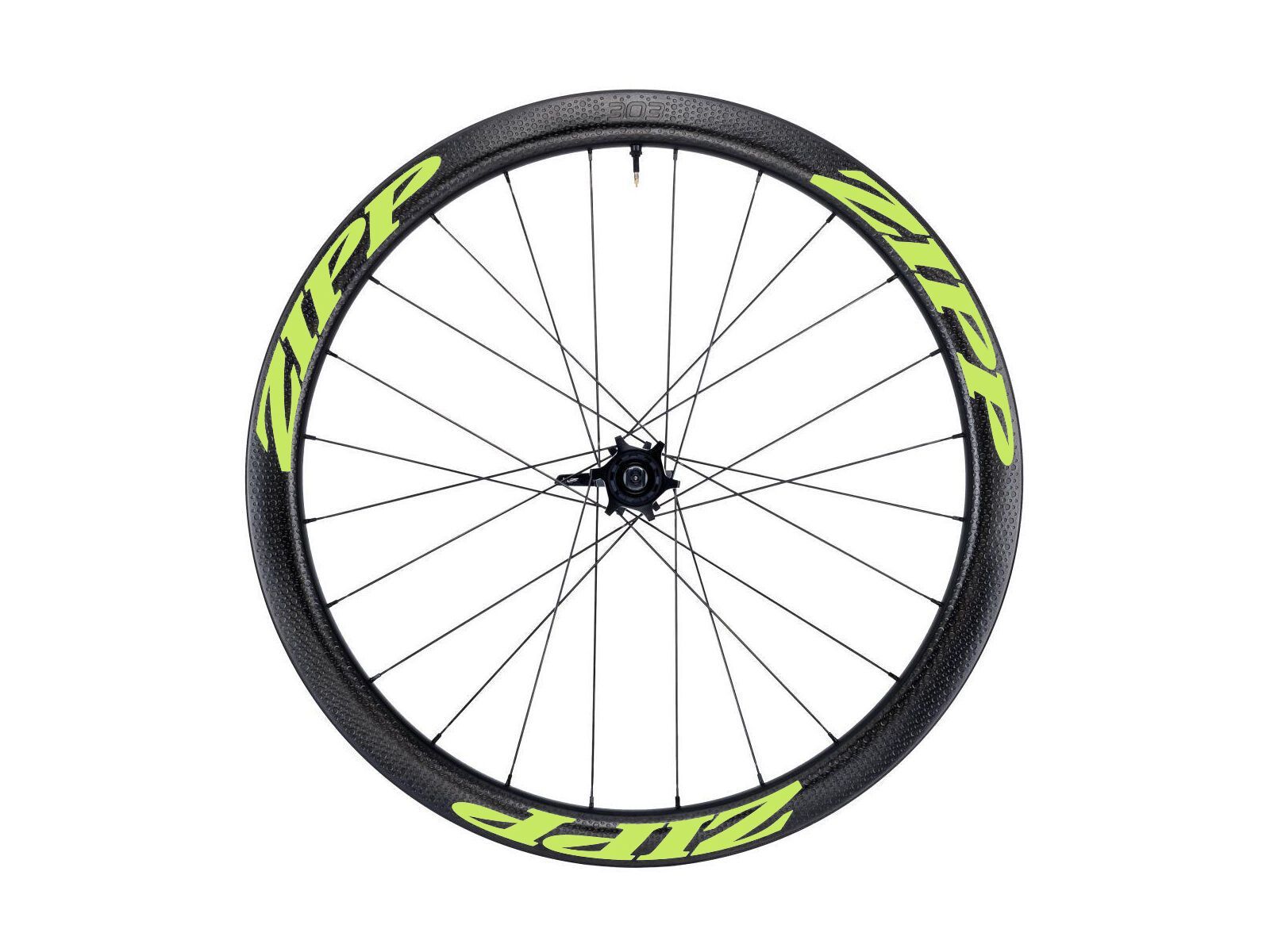 Zipp 303 Firecrest Carbon Clincher Tubeless Disc-brake, schwarz/grün - Bild 1