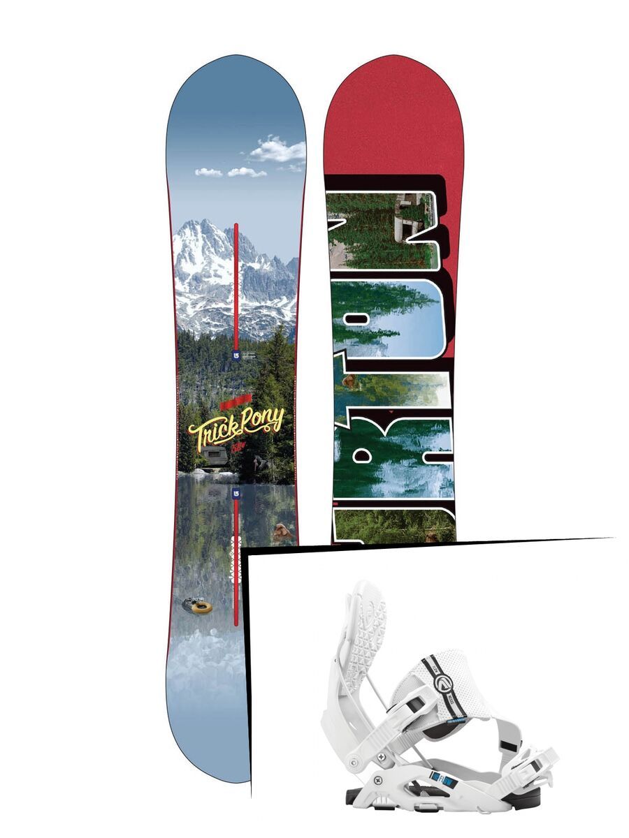 Set: Burton Trick Pony 2015 + Flow Nexus Hybrid (1513172S) - Bild 1