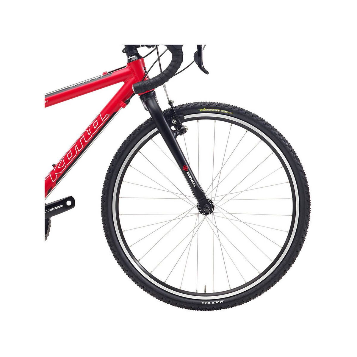 Kona Jake 24, Matt Rad Racing Red w/Black & White - Bild 2