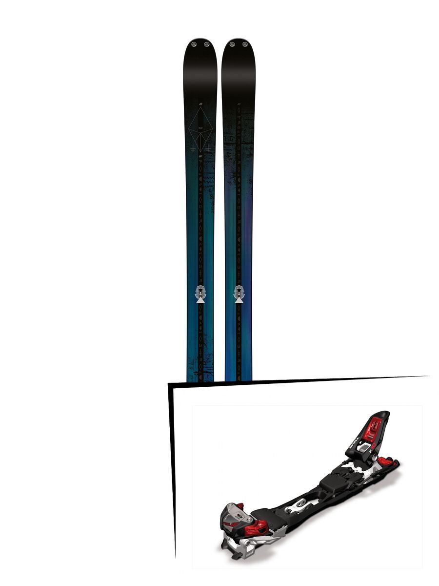 K2 SKI Set: Shreditor 92 2016 + Marker F10 Tour - Bild 1