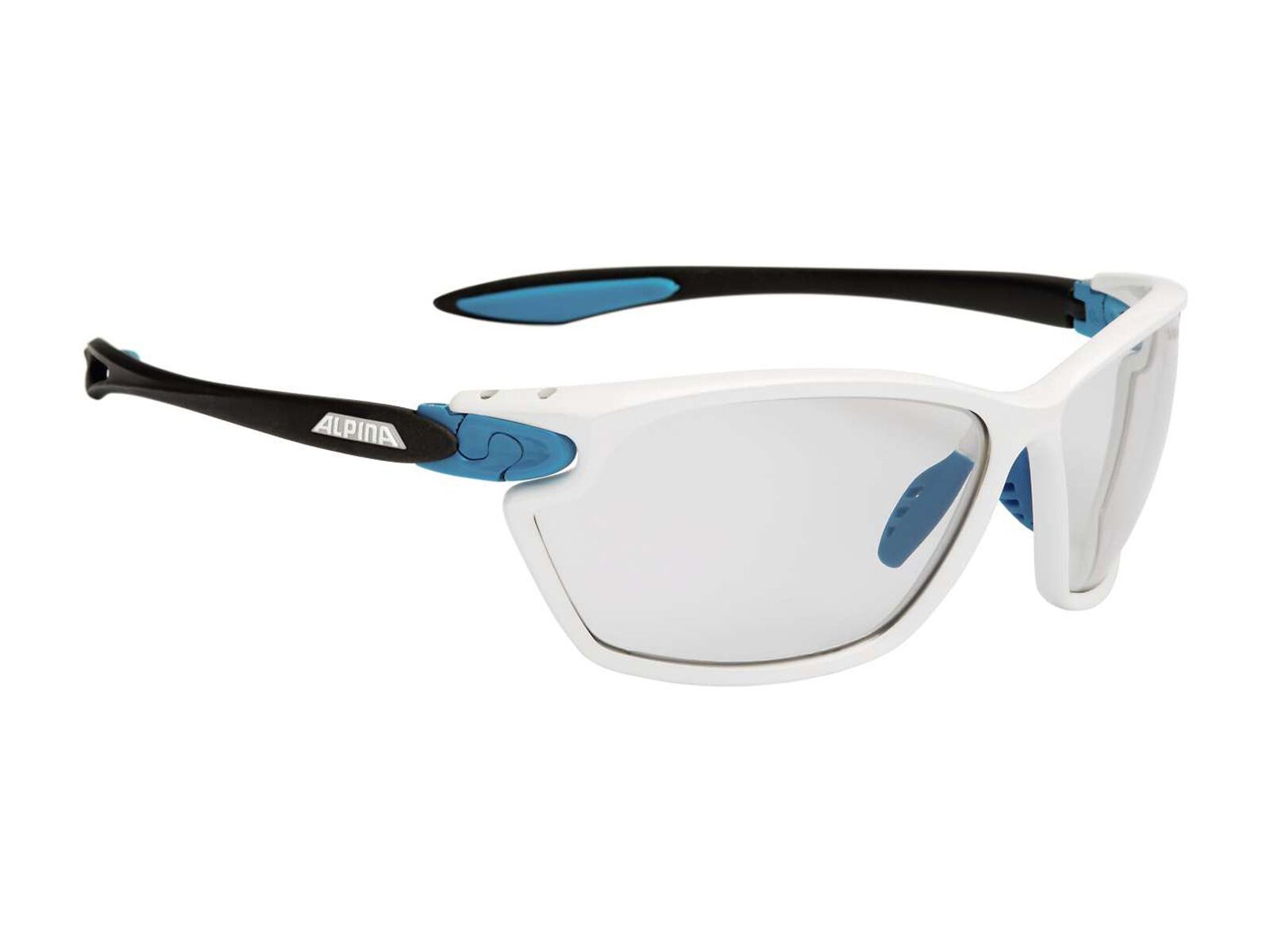 Alpina Twist Four 2.0 VL+, white-cyan-anthracite/Varioflex black S1-3 fogstop - Bild 1