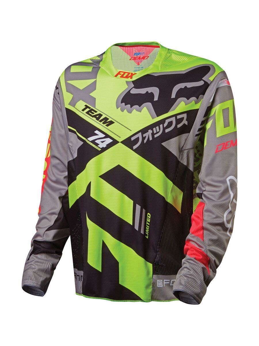 Fox Demo LS Jersey, grey - Bild 1