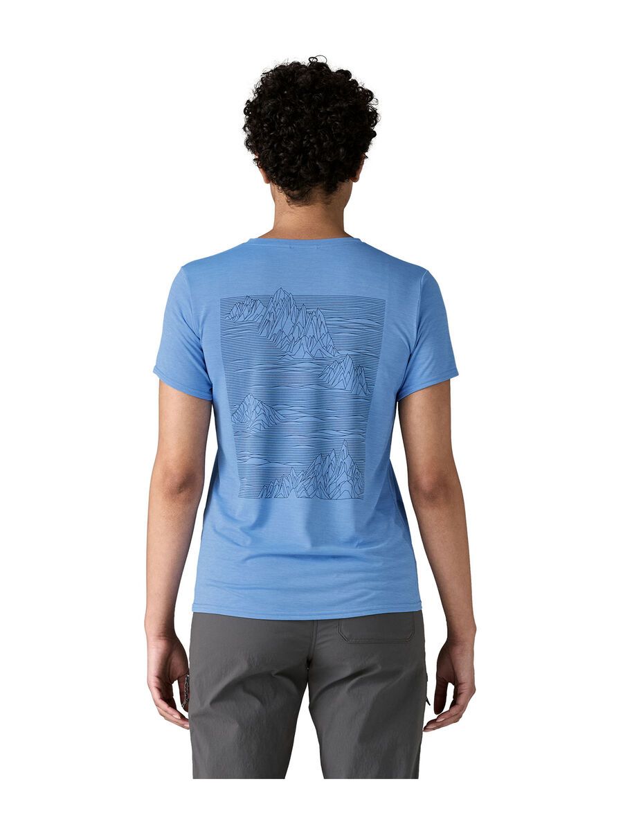 Patagonia Women's Capilene Cool Daily Graphic Shirt, abundant blue x-dye - Bild 4