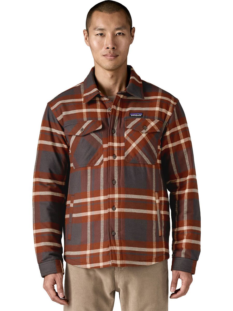 Patagonia Men's Lightweight Insulated Fjord Flannel Shirt Ashore, ink black - Bild 2