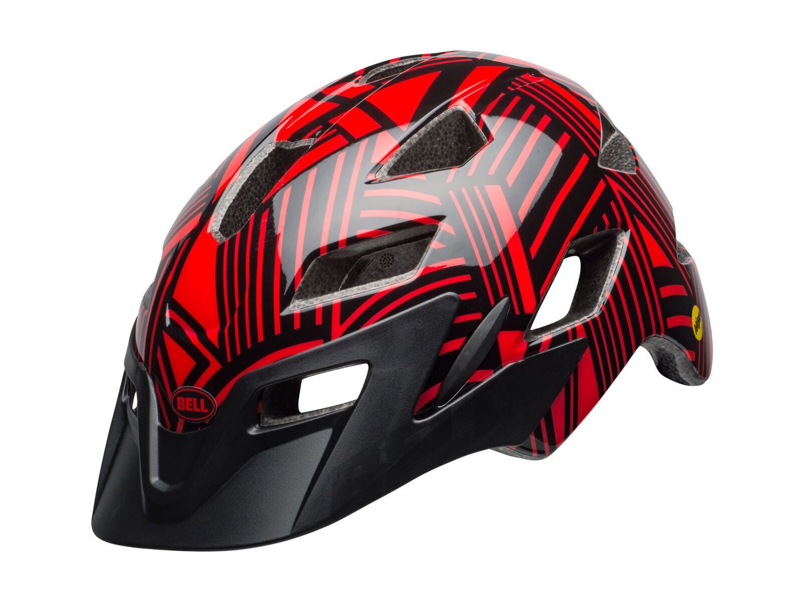Bell Sidetrack Youth MIPS, gloss red/black seeker - Bild 1