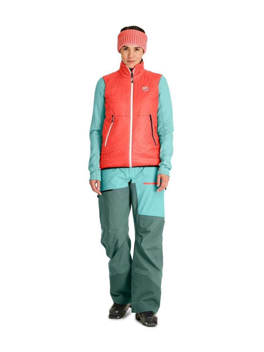 Ortovox Swisswool Piz Vial Vest W, coral - Bild 3