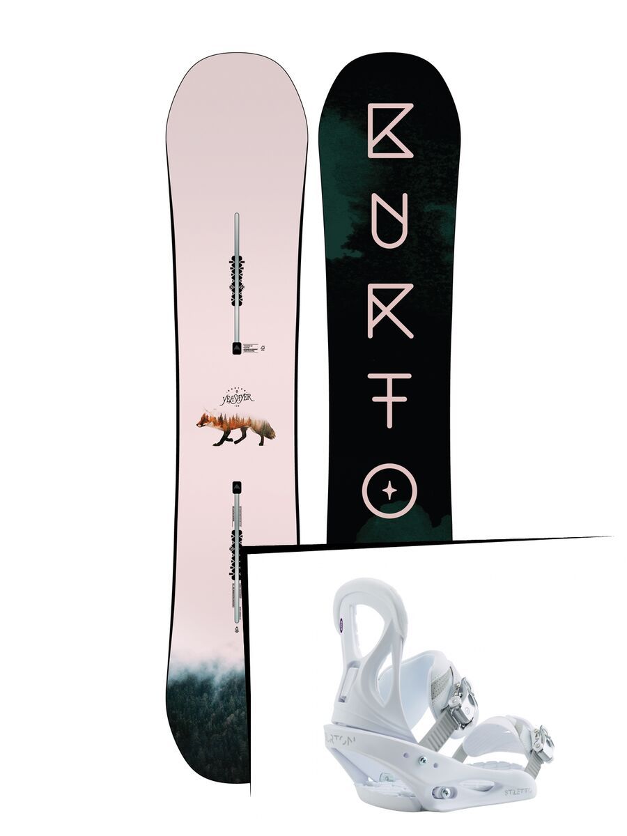 Set: Burton Yeasayer 2019 +  Stiletto (2218486S) - Bild 1