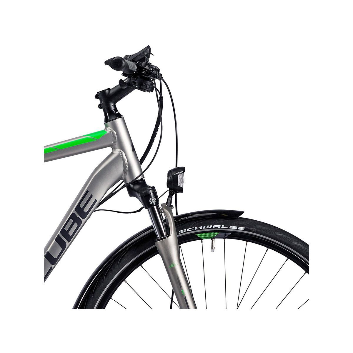Cube Touring Hybrid Pro 500, silver´n´flashgreen - Bild 5