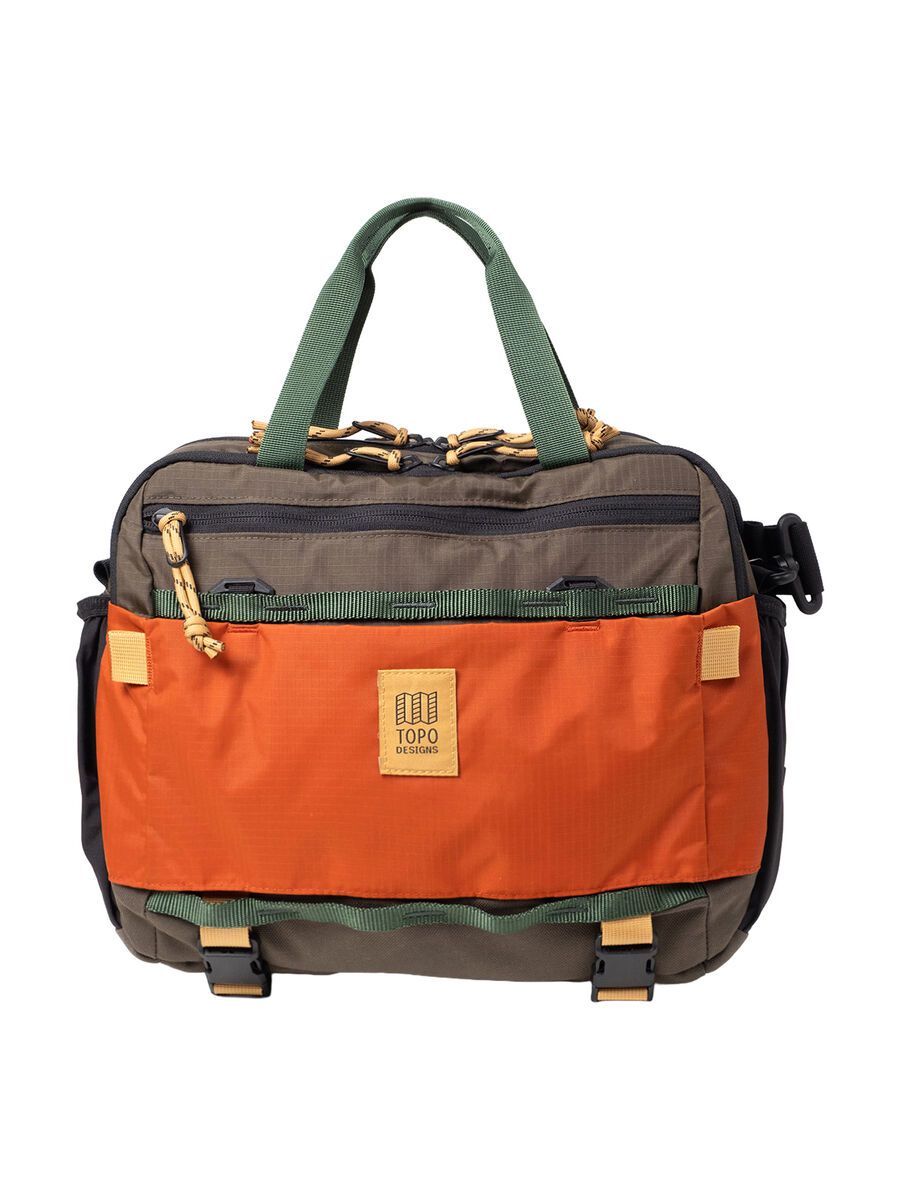 Topo Designs Mountain Cross Bag 17L, woodland/terracotta - Bild 2