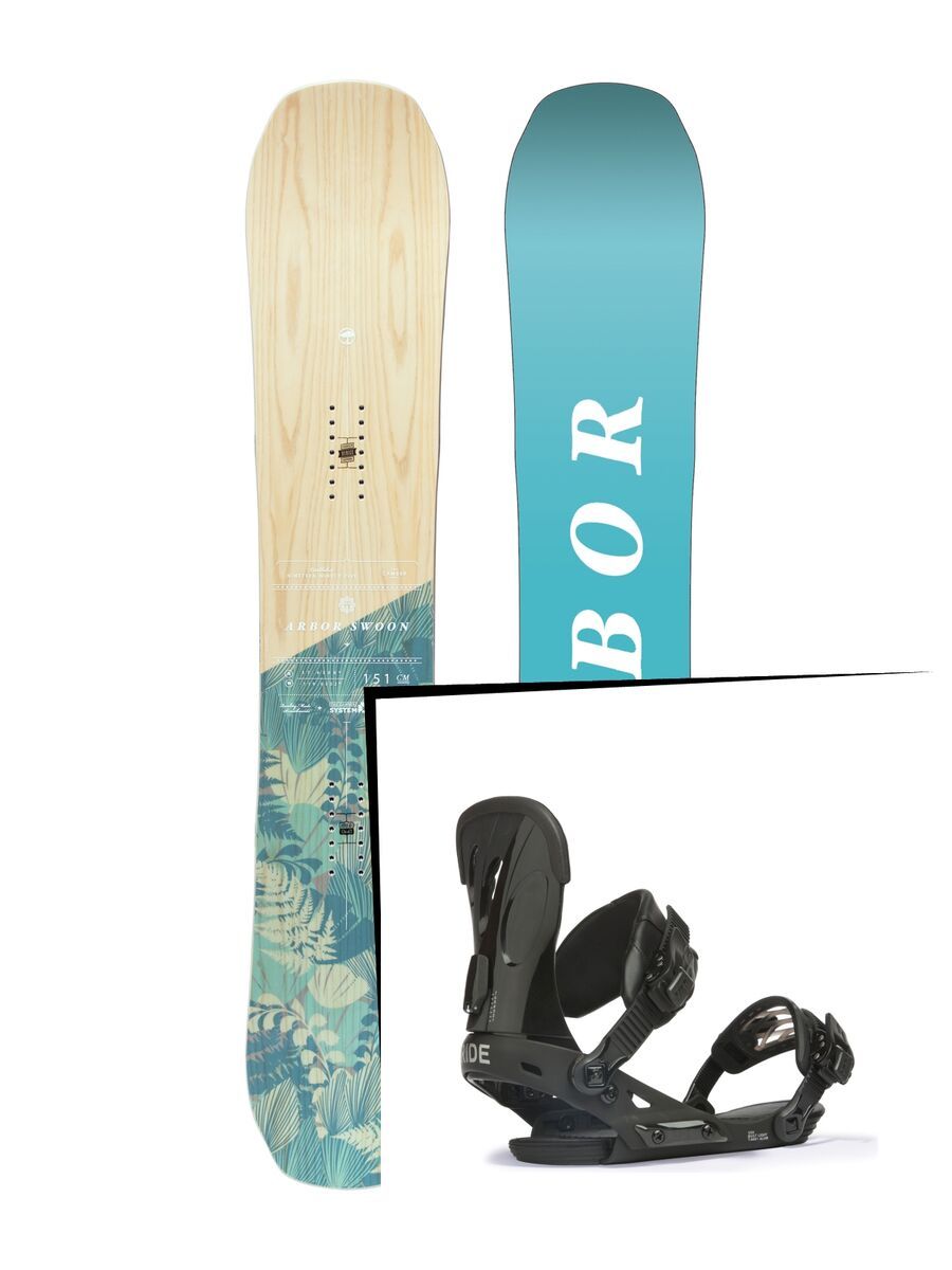 Set: Arbor Swoon Camber 2017 + Ride VXN (1770180S) - Bild 1